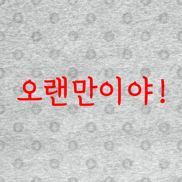 Hangeul It was a long time ago ! by Kim Hana